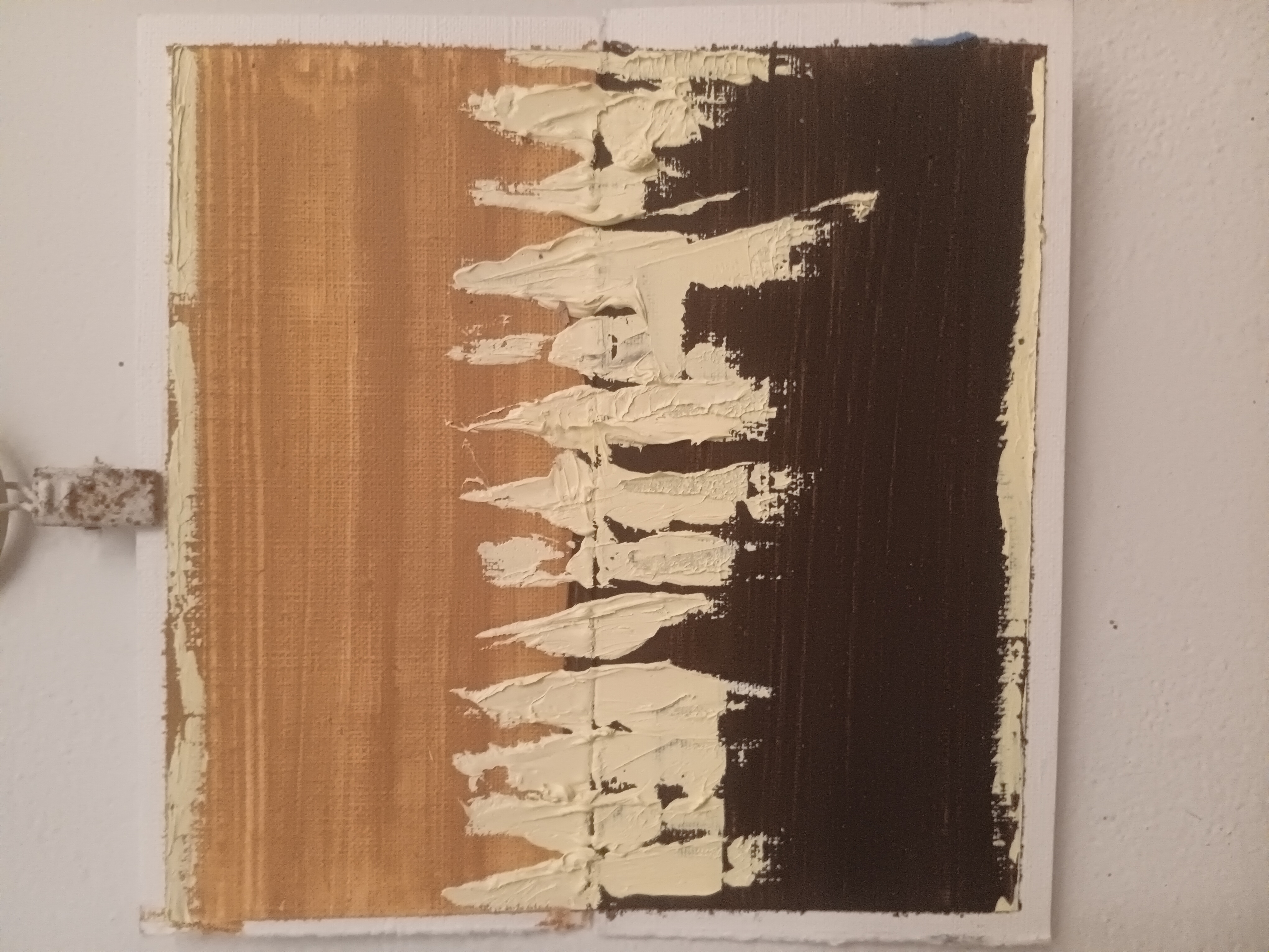 Oil on paper