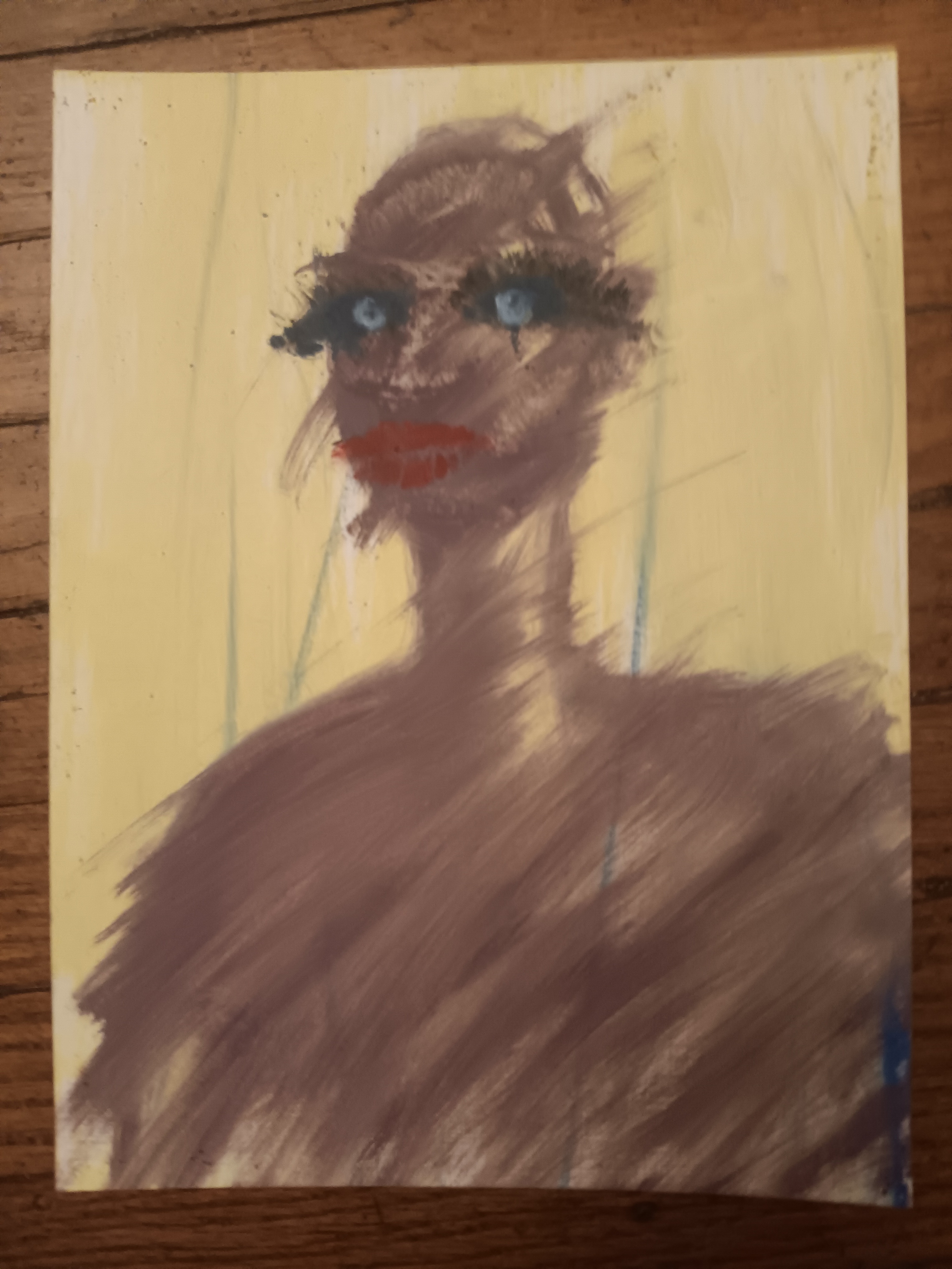 Oil on paper
